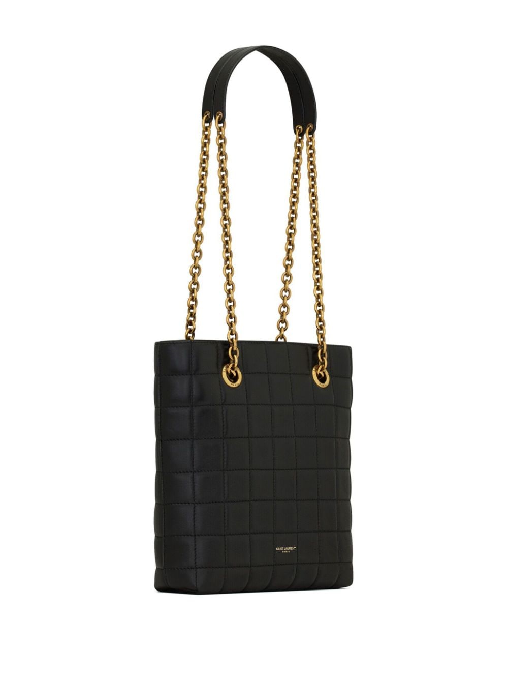 Saint Laurent Matelassé Carré leather mini bag