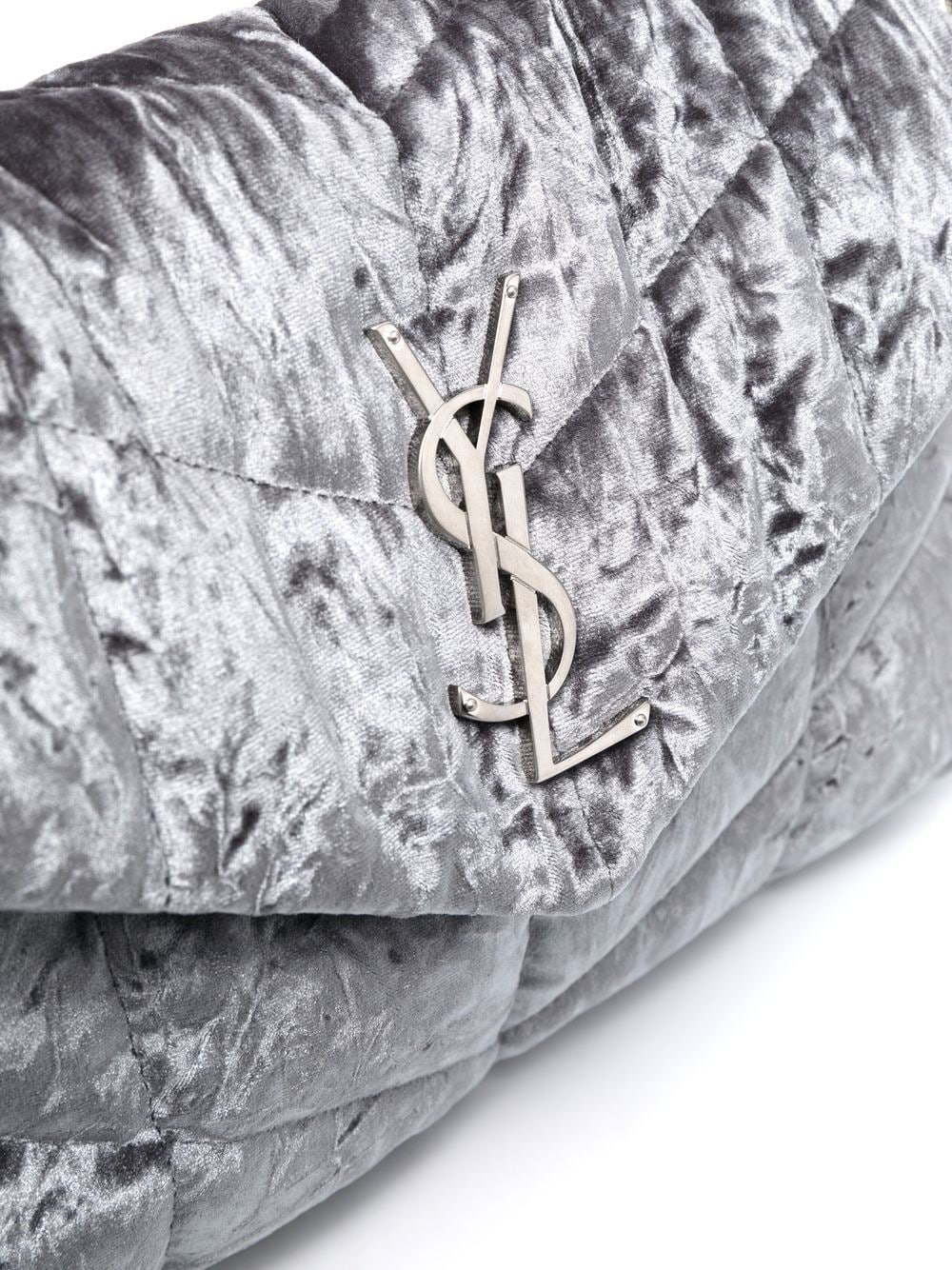 Saint Laurent small Loulou velvet shoulder bag