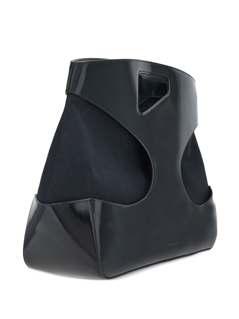 Ferragamo cut-out top handle bag