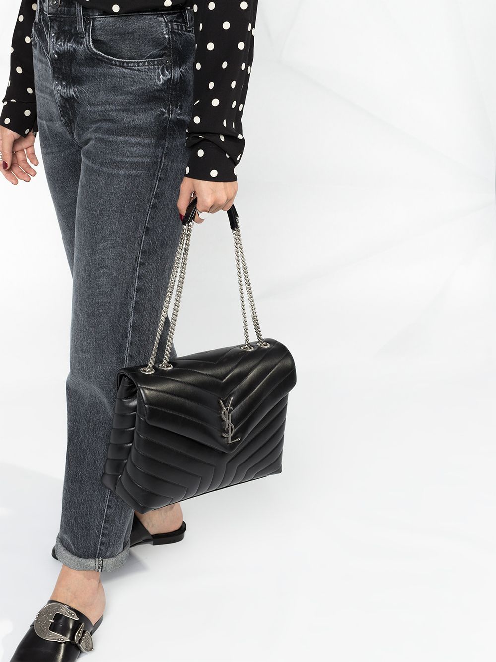 Saint Laurent medium Loulou quilted shoulder bag