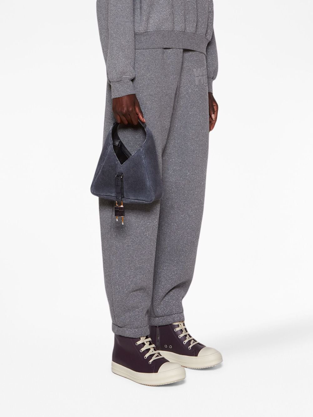 Givenchy mini G-Lock denim shoulder bag