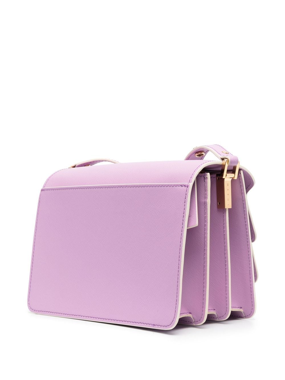 Marni Trunk leather shoulder bag