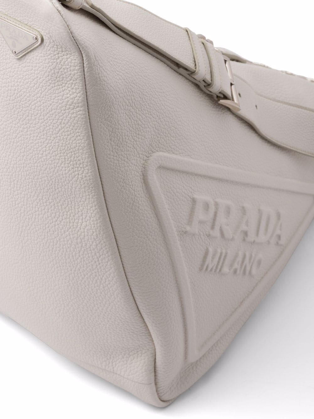Pra*a triangle saffiano-leather shoulder bag