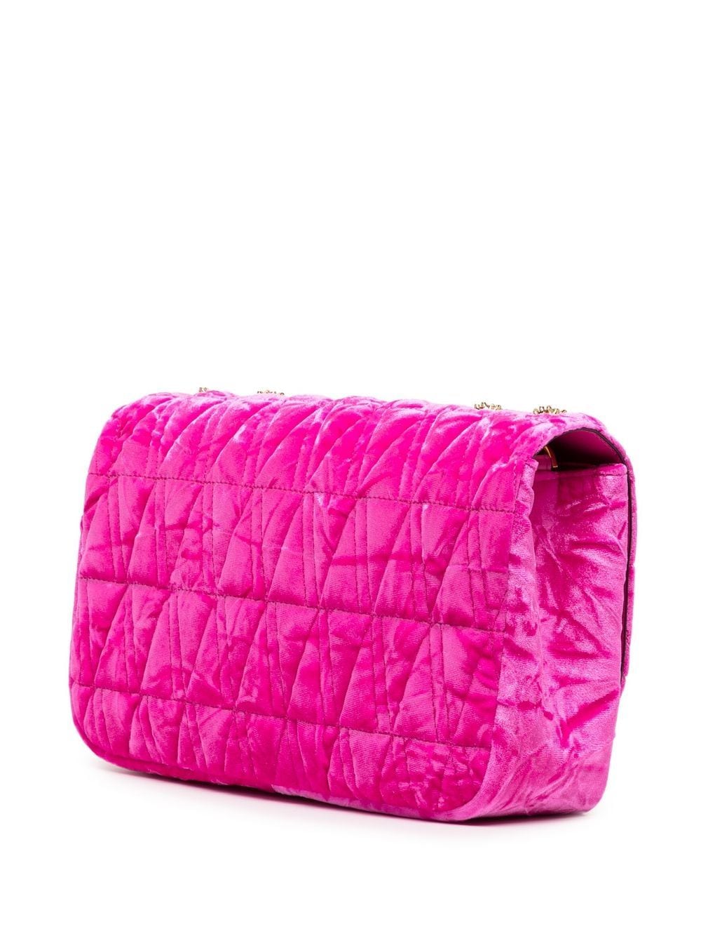 Versace Virtus velvet shoulder bag