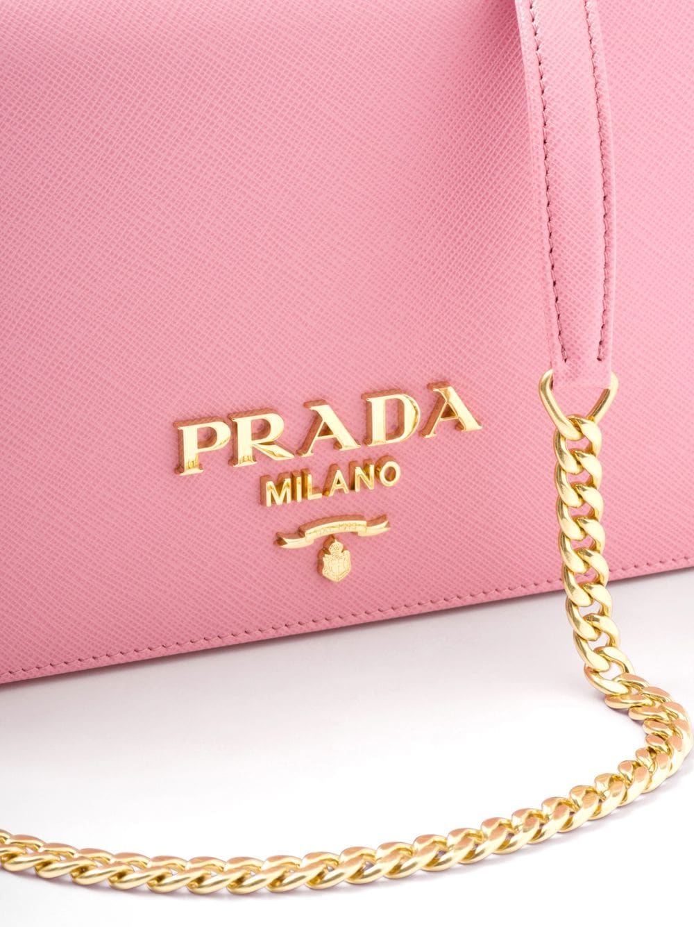 Pra*a saffiano leather mini bag