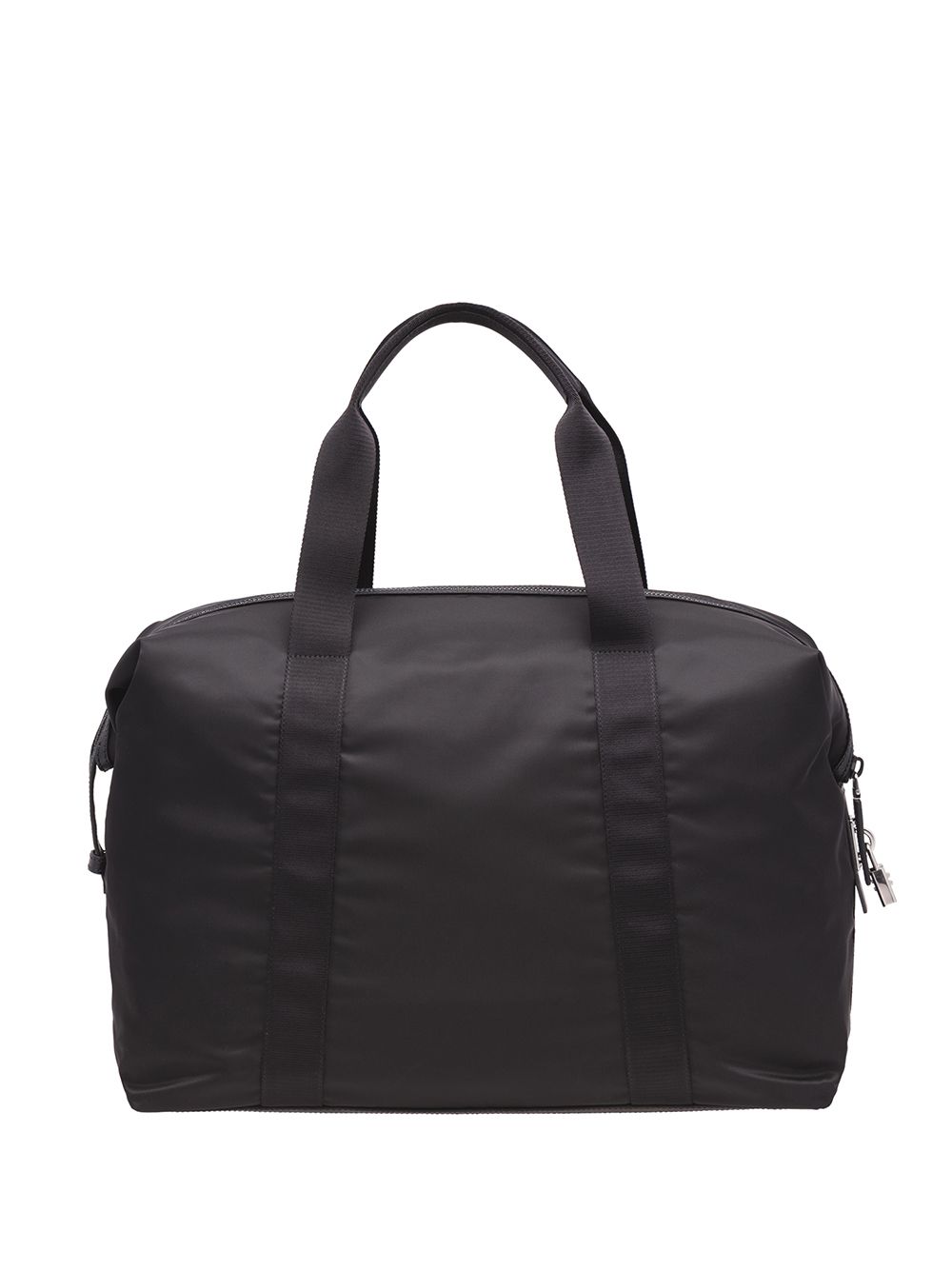 Pra*a re-nylon triangle logo holdall bag