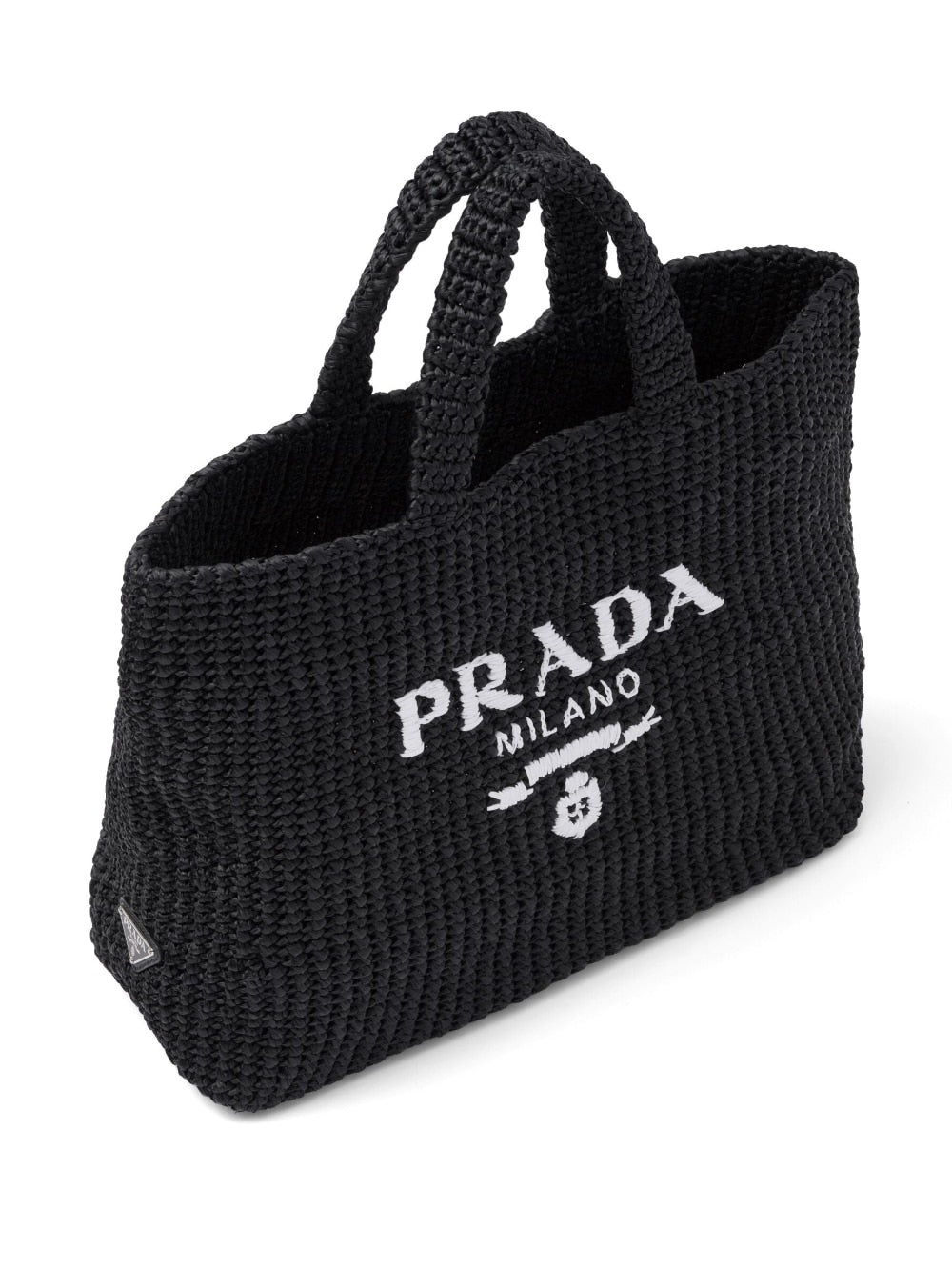 Pra*a raffia tote bag