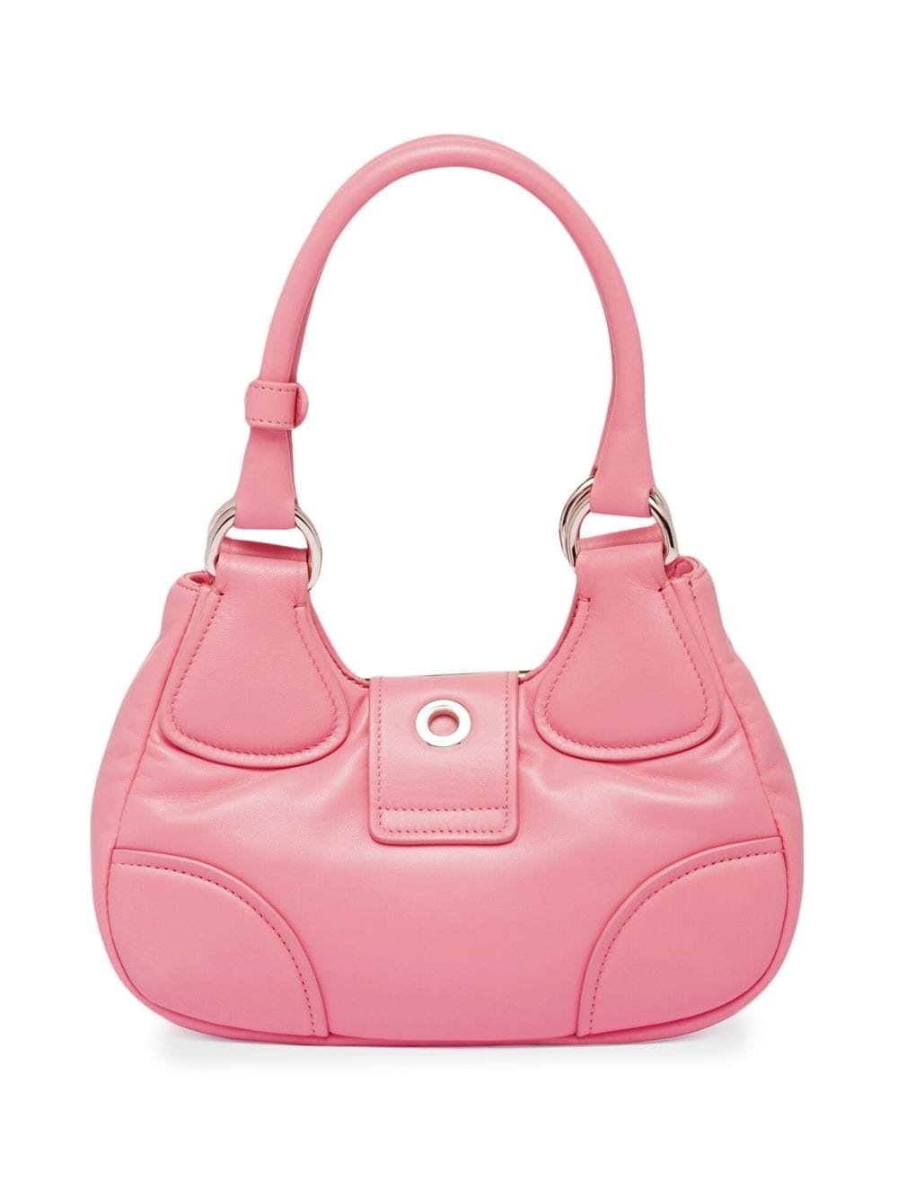 Pra*a moon padded nappa-leather mini bag