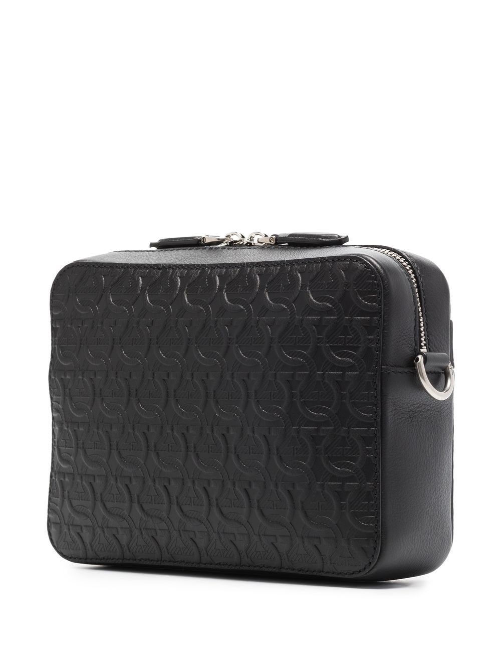 Ferragamo Gancini-embossed shoulder bag