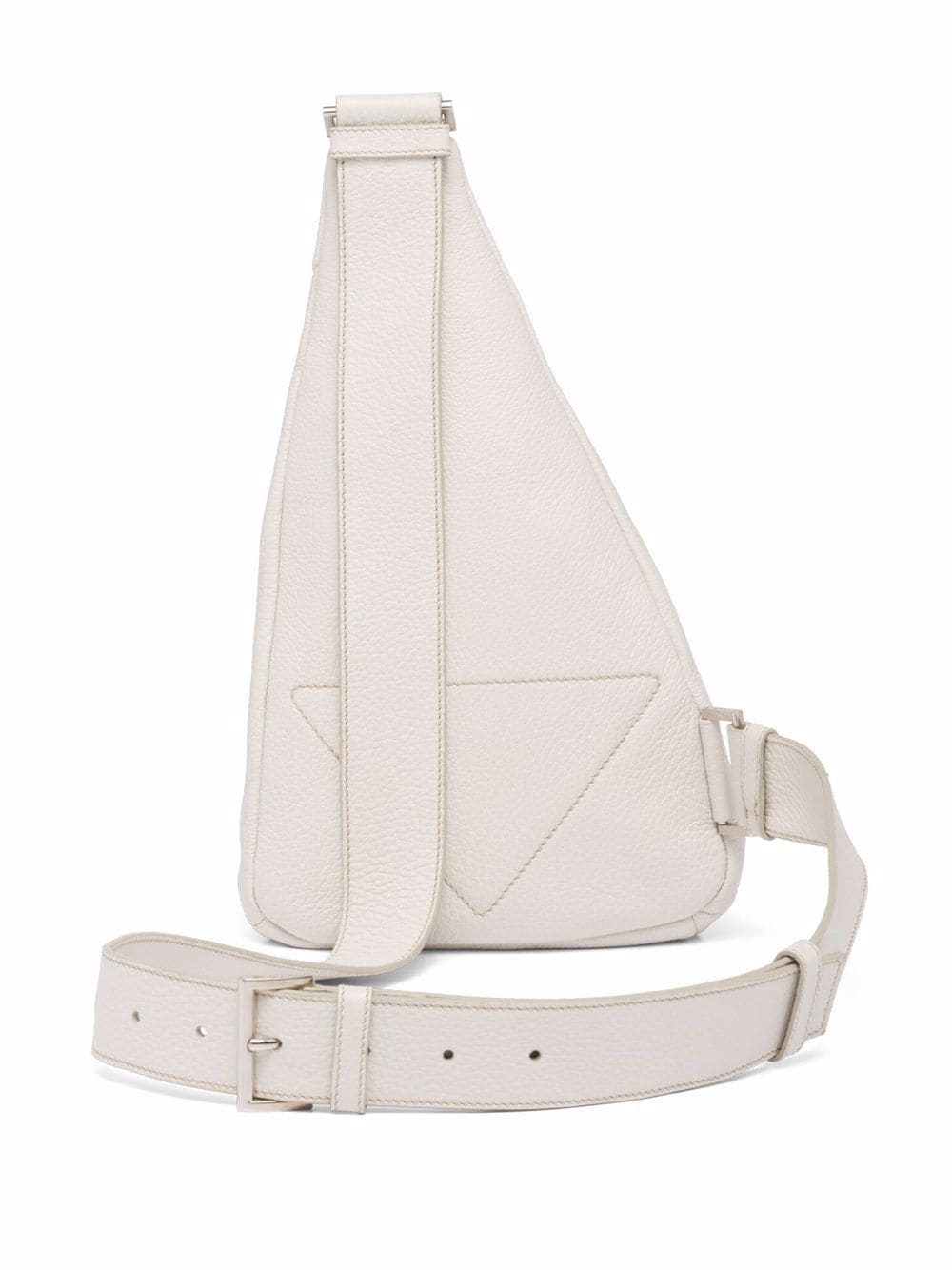 Pra*a logo-embossed cross backpack