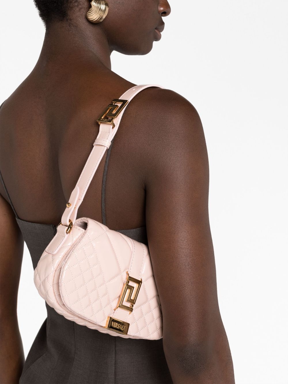 Versace Greca Goddess quilted-leather shoulder bag