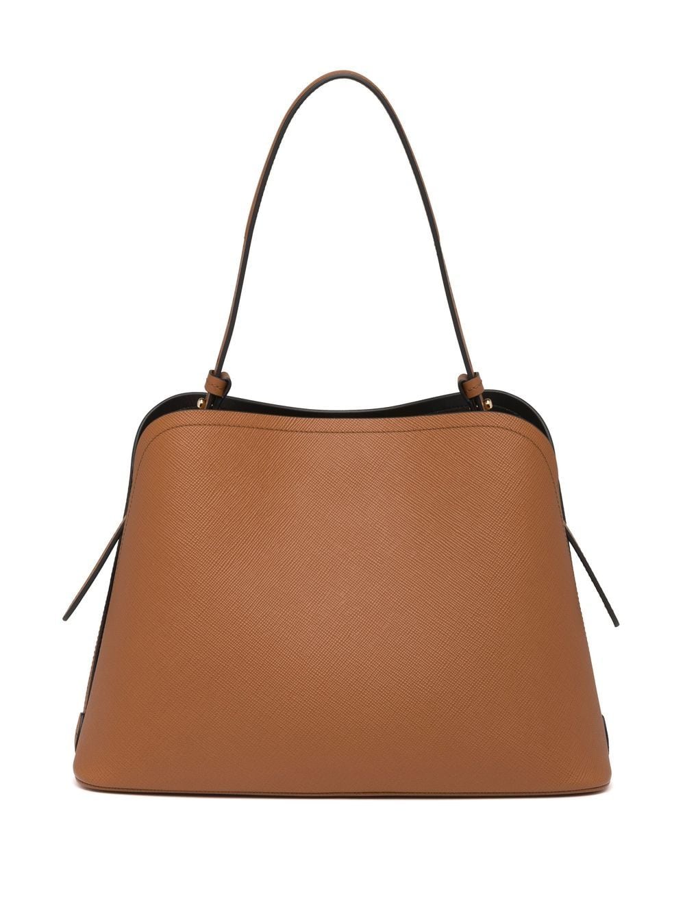 Pra*a large matinee leather handbag