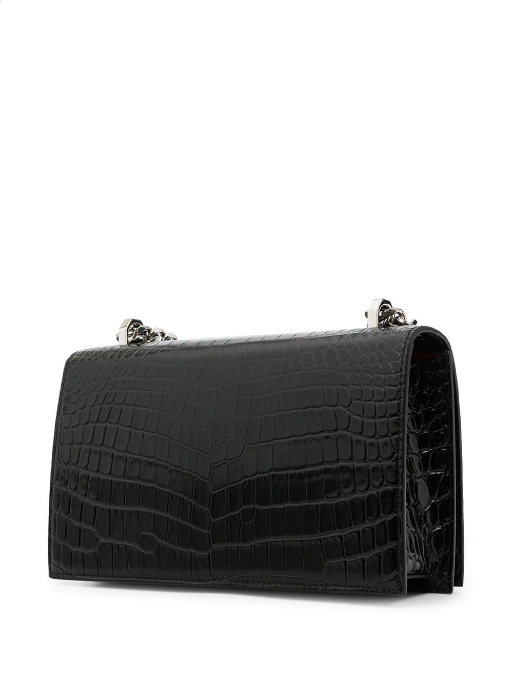 Alexander McQueen Jewelled crocodile effect bag