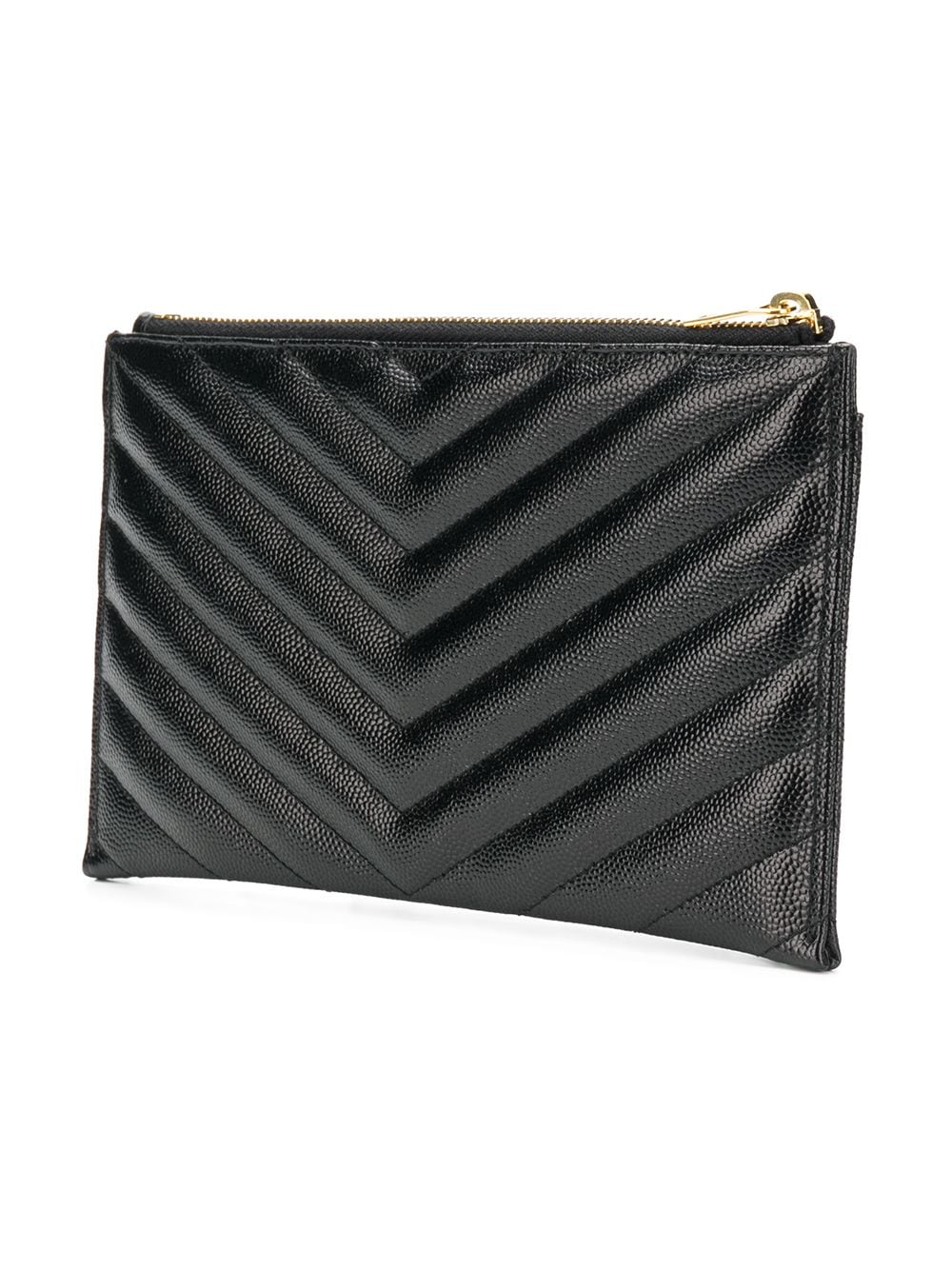 Saint Laurent Monogram matelassé quilted clutch