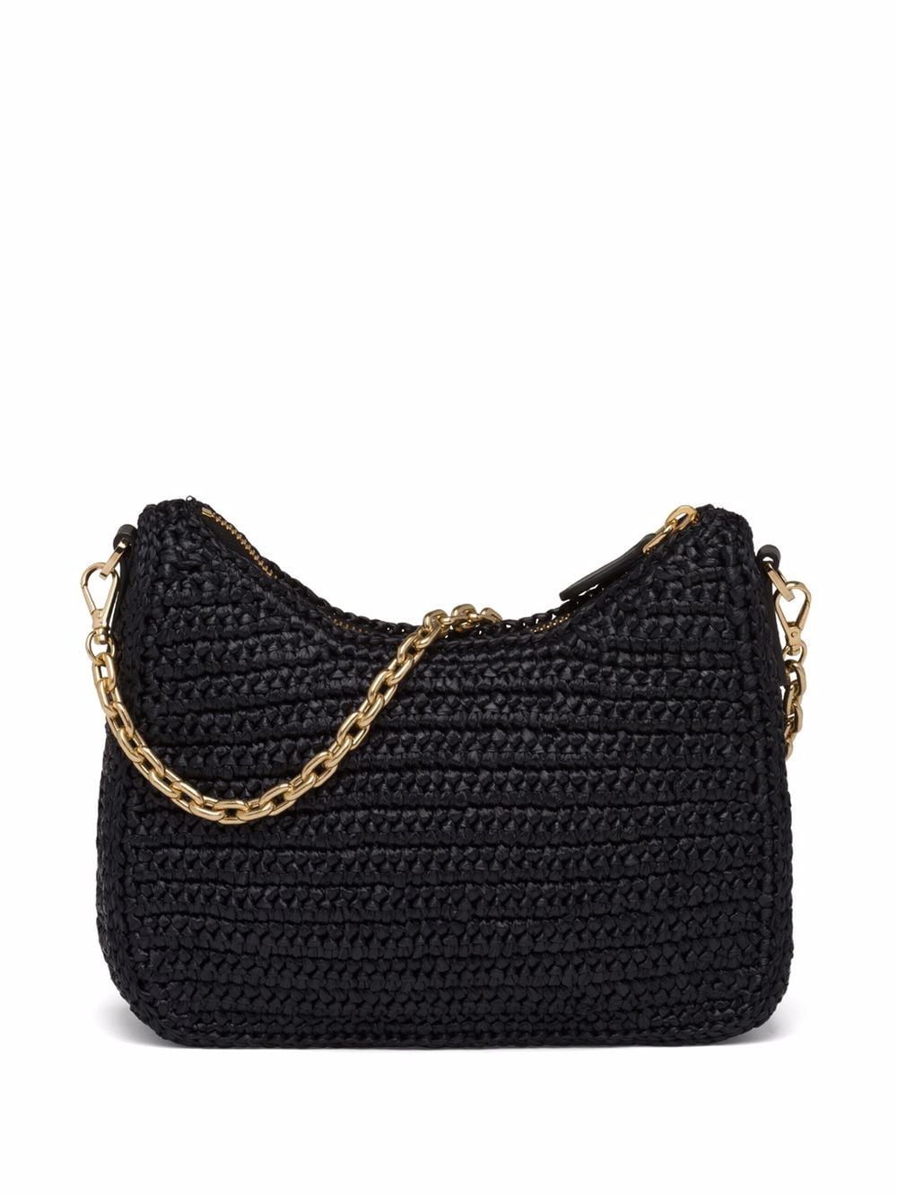 Pra*a re-edition 2005 crochet-knit shoulder bag