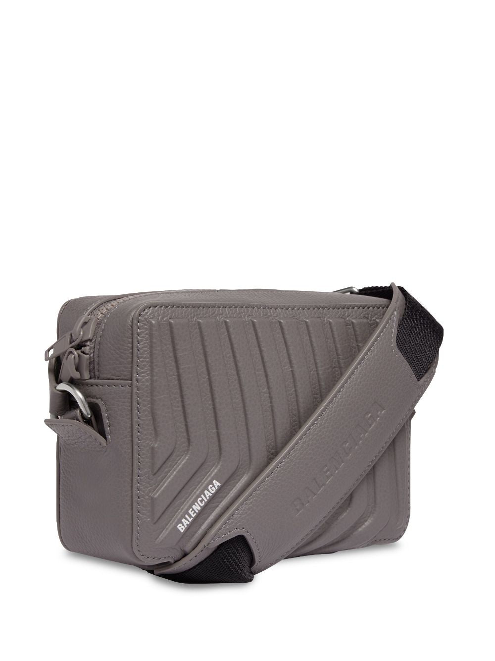 Ba*len*cia*ga car embossed-leather camera bag