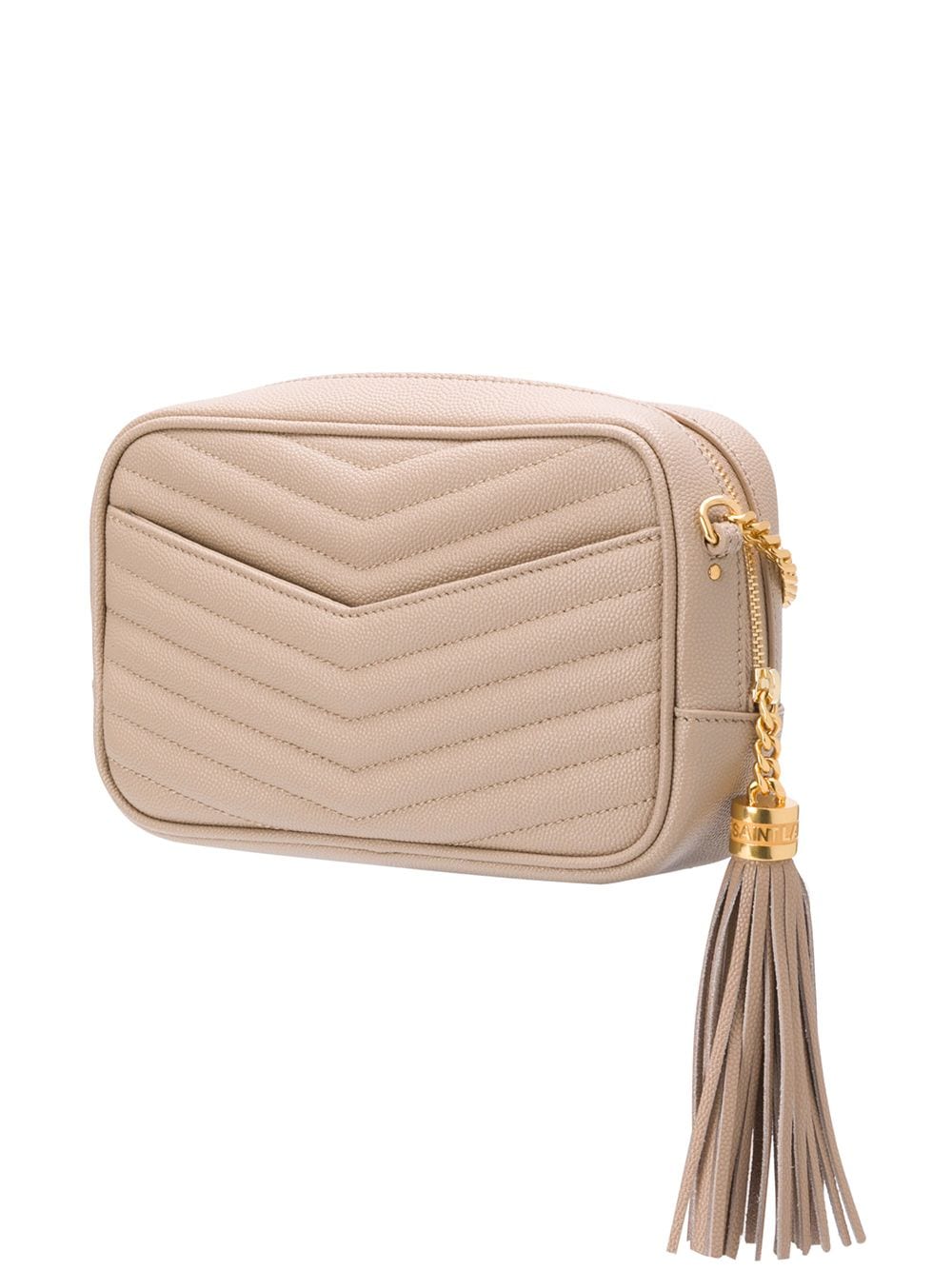 Saint Laurent quilted logo shoulder bag