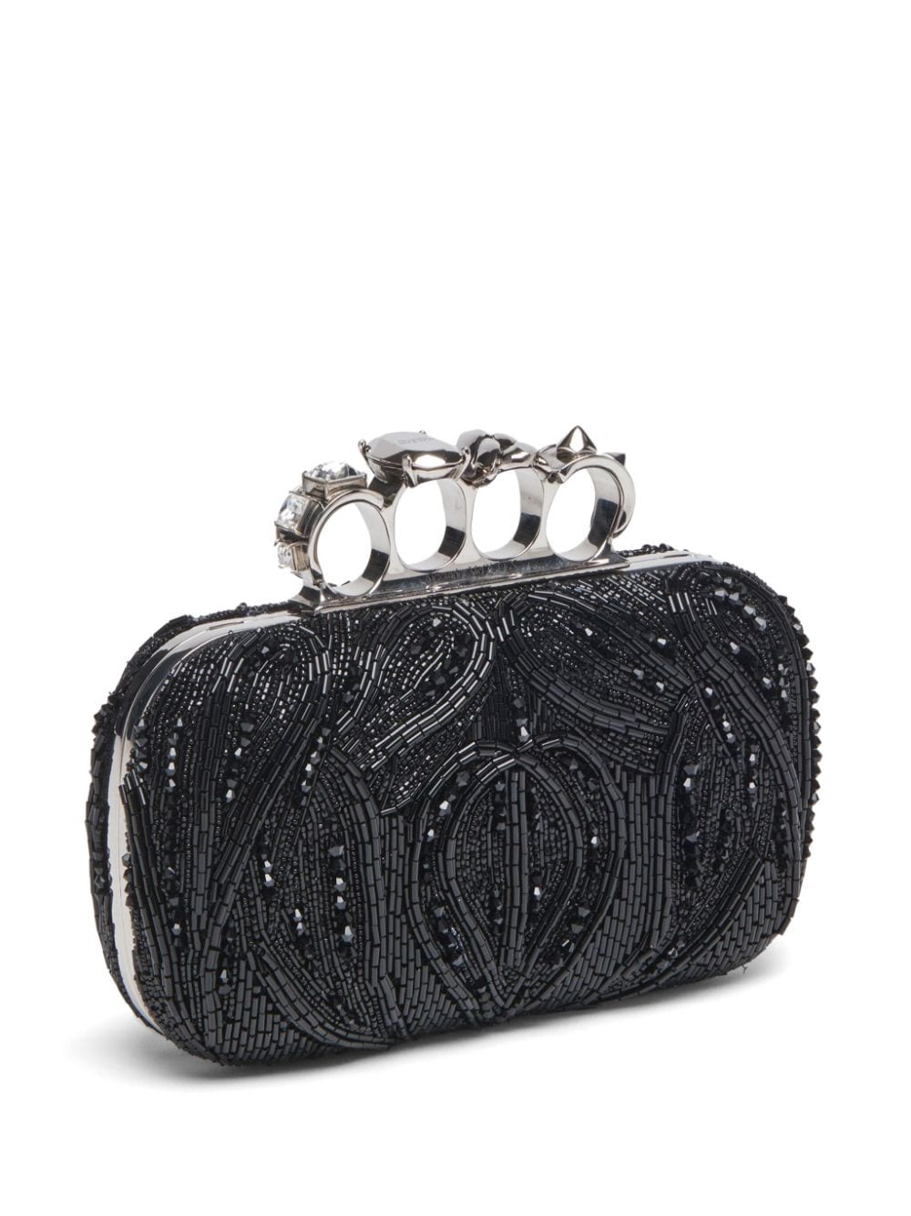 Alexander McQueen Knuckle beaded clutch