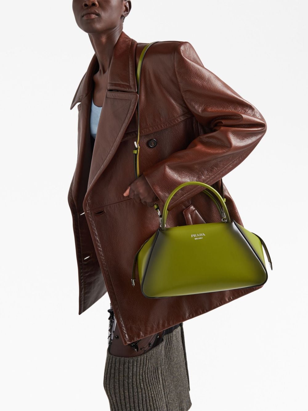 pra*a medium brushed leather pra*a S*pernova handbag