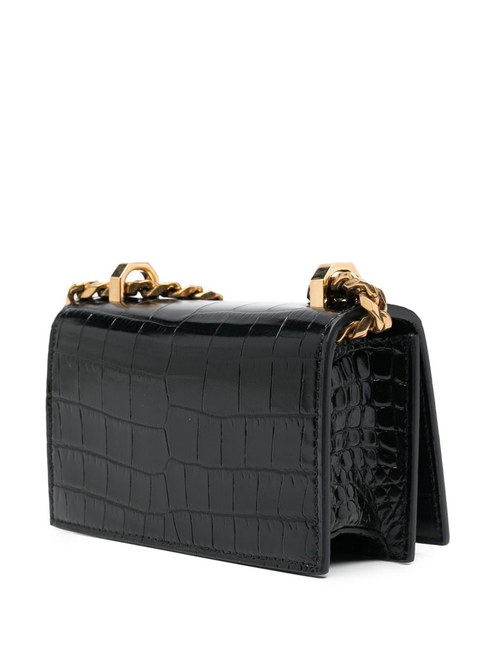 Alexander McQueen micro Jewelled Satchel bag