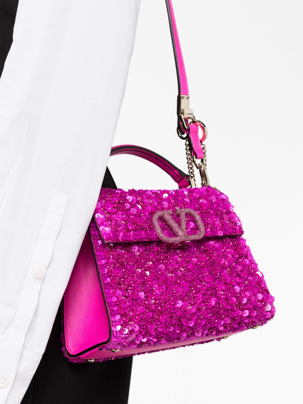Valentino Garavani VSLING sequinned mini bag