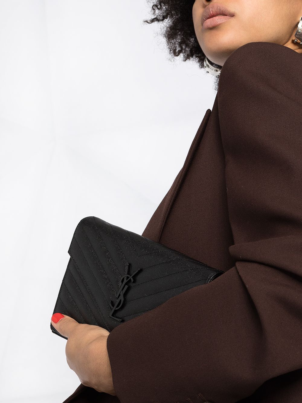 Saint Laurent Monogram chain wallet