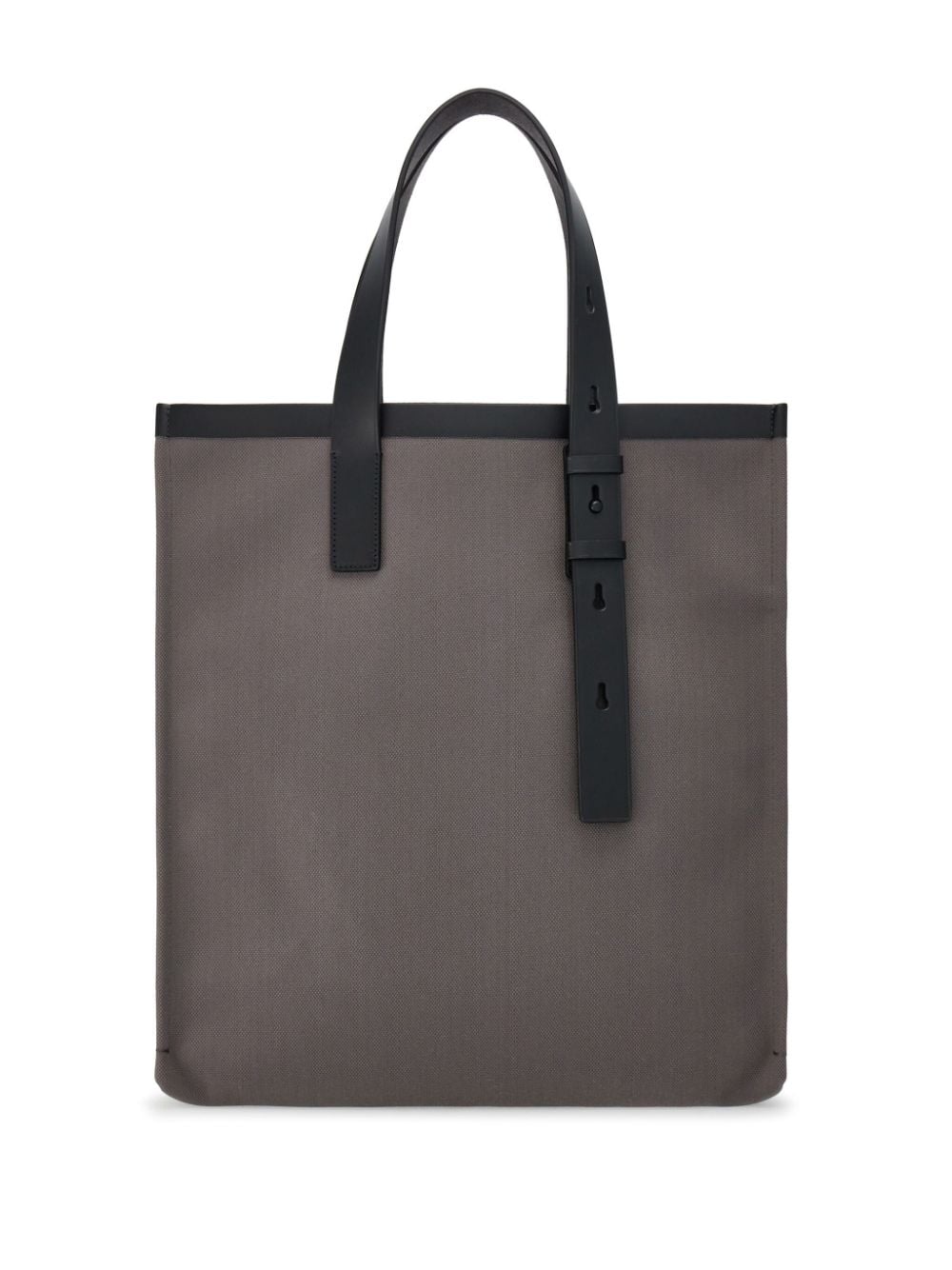 Ferragamo logo-plaque leather tote bag