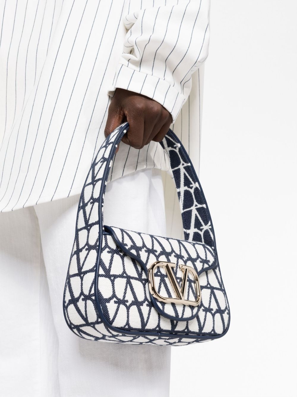 Valentino Garavani Toile Iconographe canvas shoulder bag