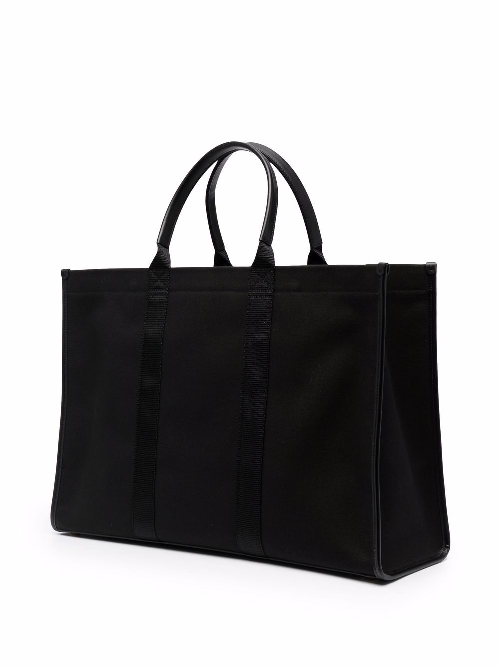 Ba*len*cia*ga logo-patch organic cotton tote