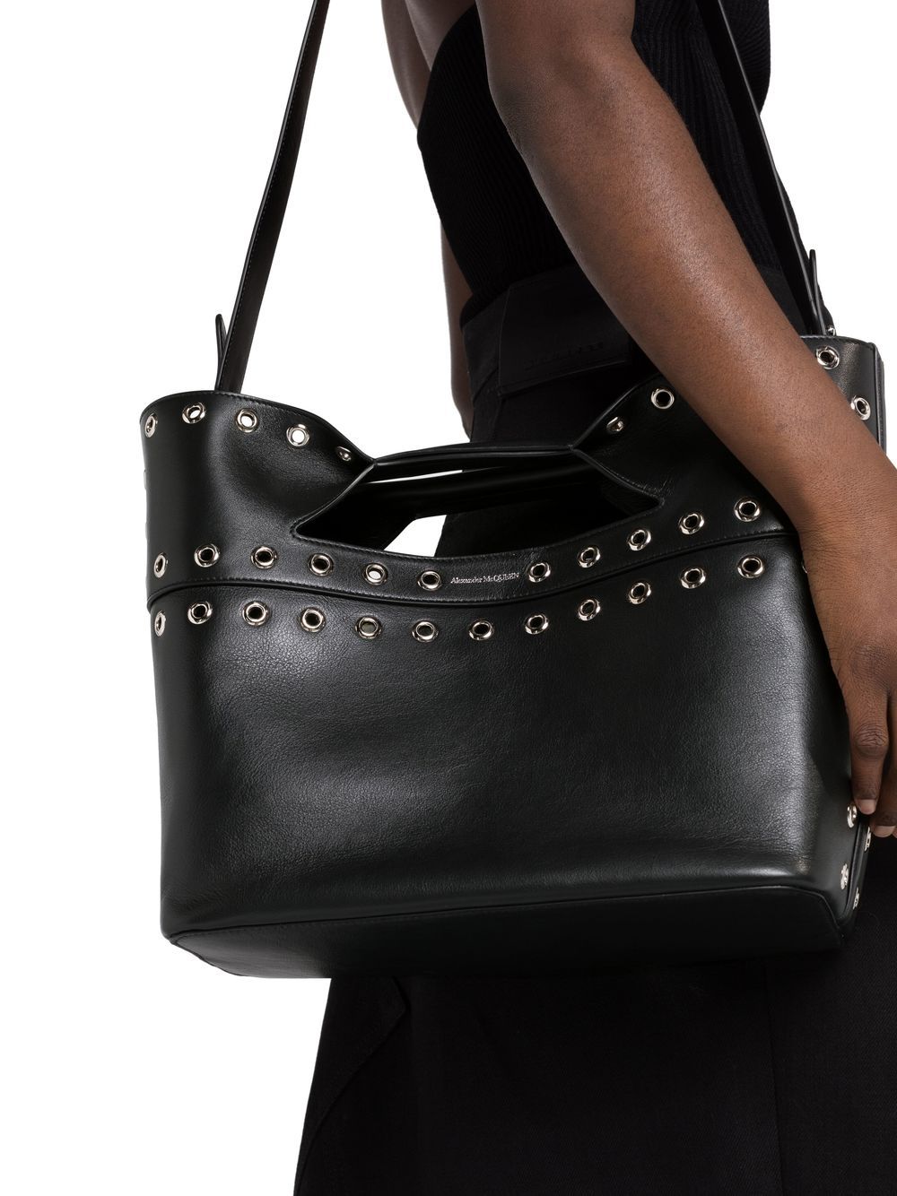 Alexander McQueen The Bow eyelet tote bag