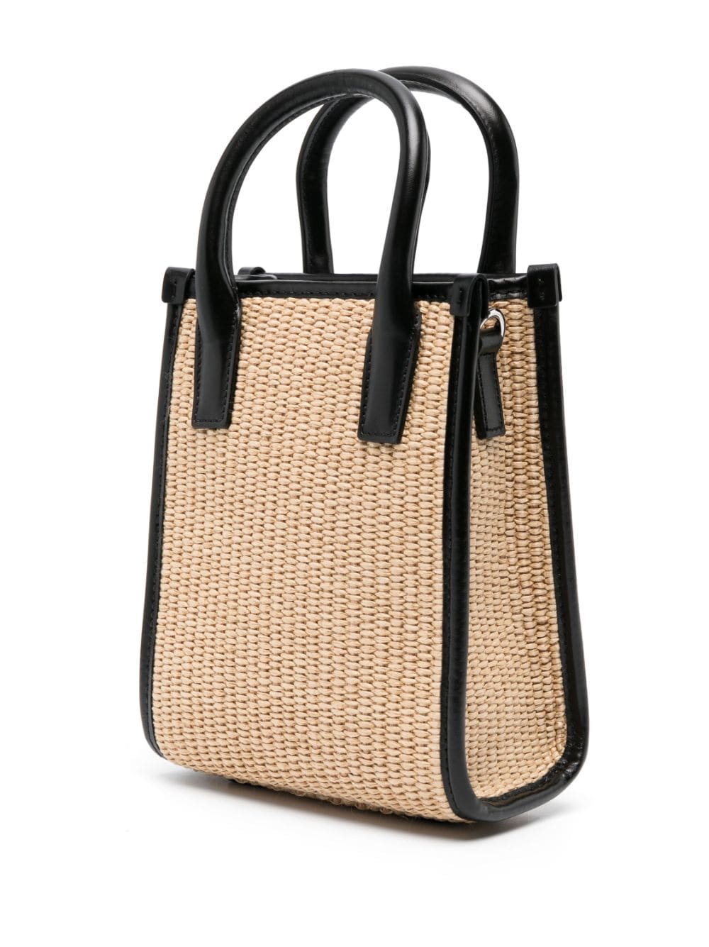 Versace Medusa Head raffia mini bag