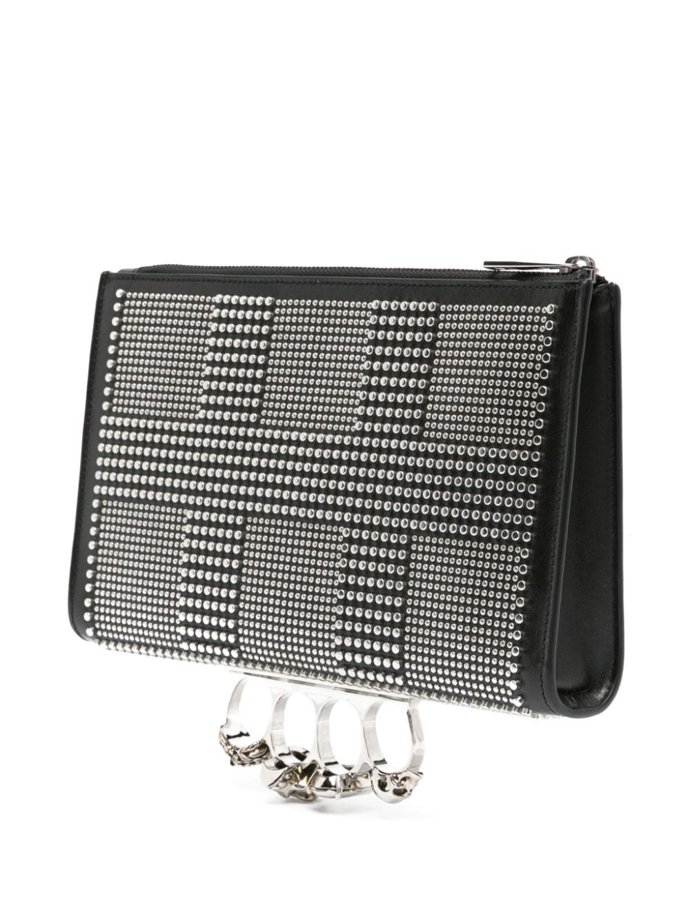 Alexander McQueen The Knuckle studded clutch bag