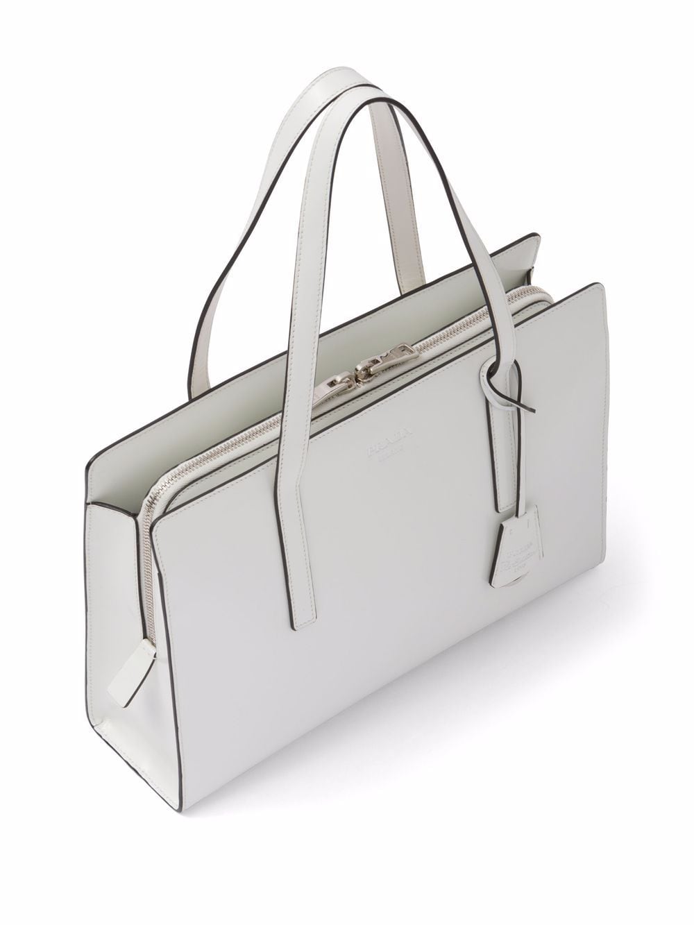 Pra*a large re-edition 1995 leather handbag