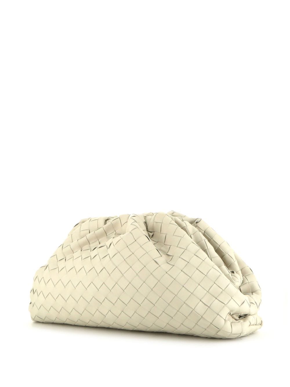 Bo*te*ga ve*ne*ta intrecciato gathered clutch