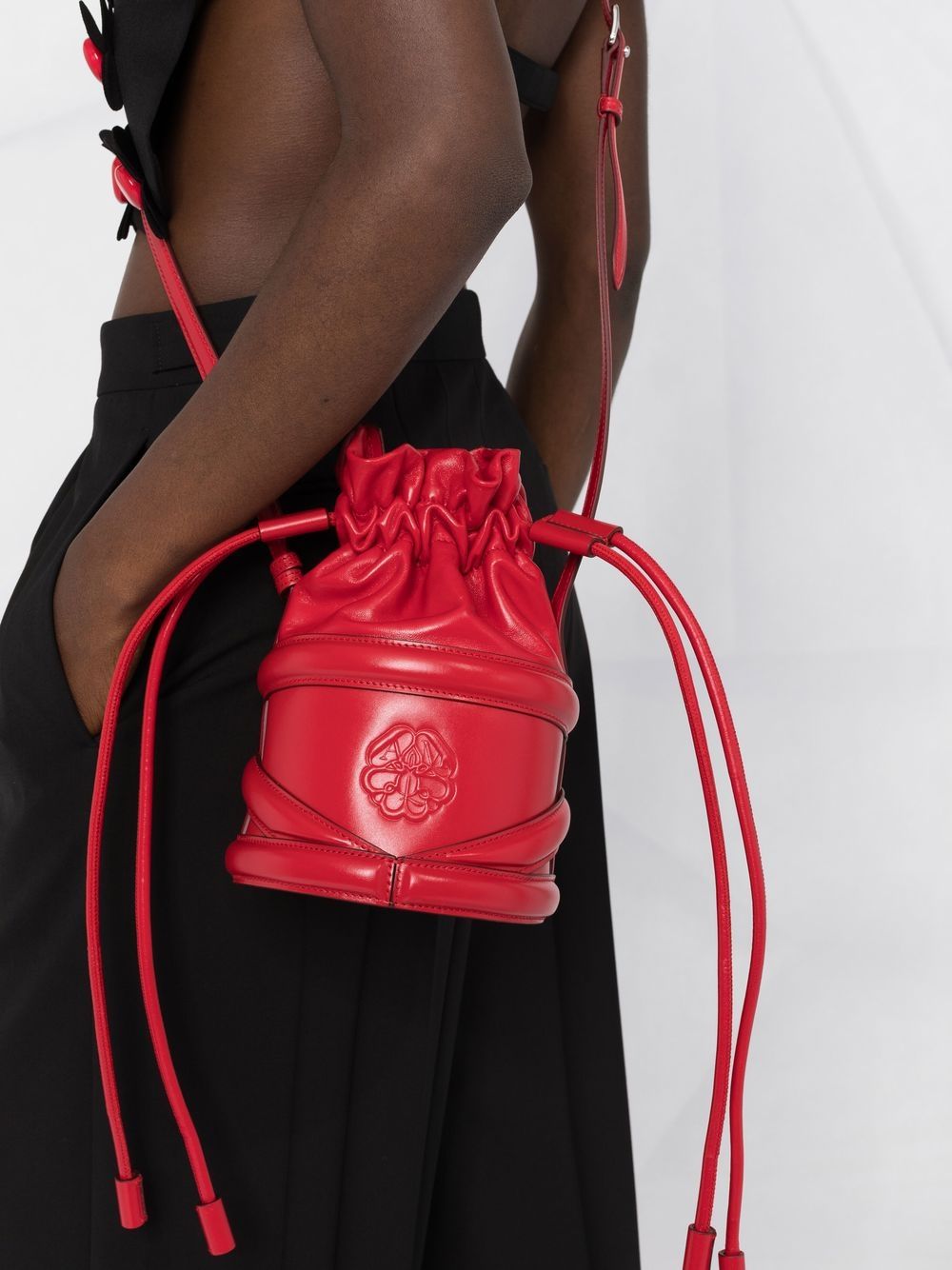 Alexander McQueen Soft Curve bucket bag