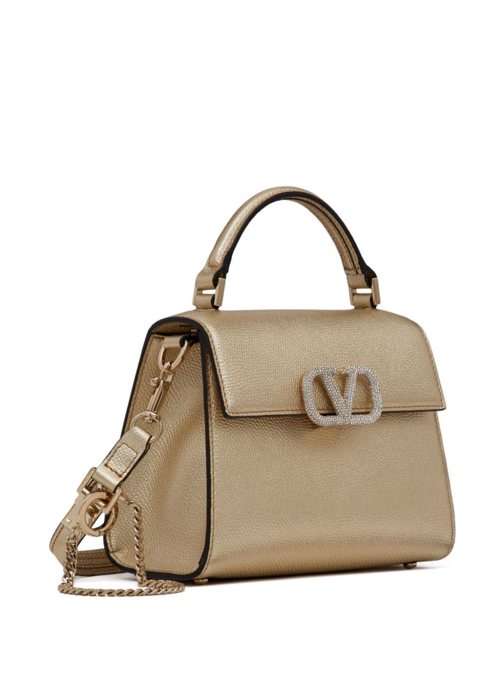 Valentino Garavani mini VSling metallic handbag