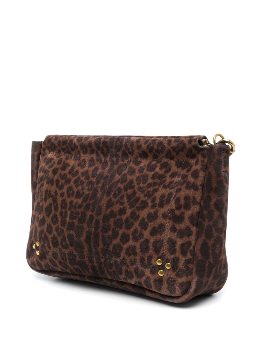 Jérôme Dreyfuss Clap L leopard-print clutch bag