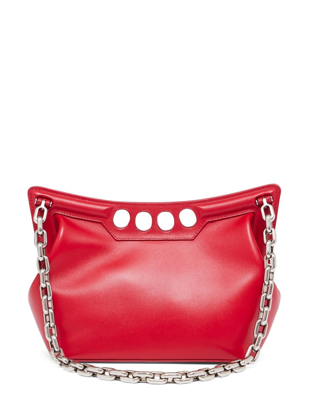 Alexander McQueen The Peak curved mini bag