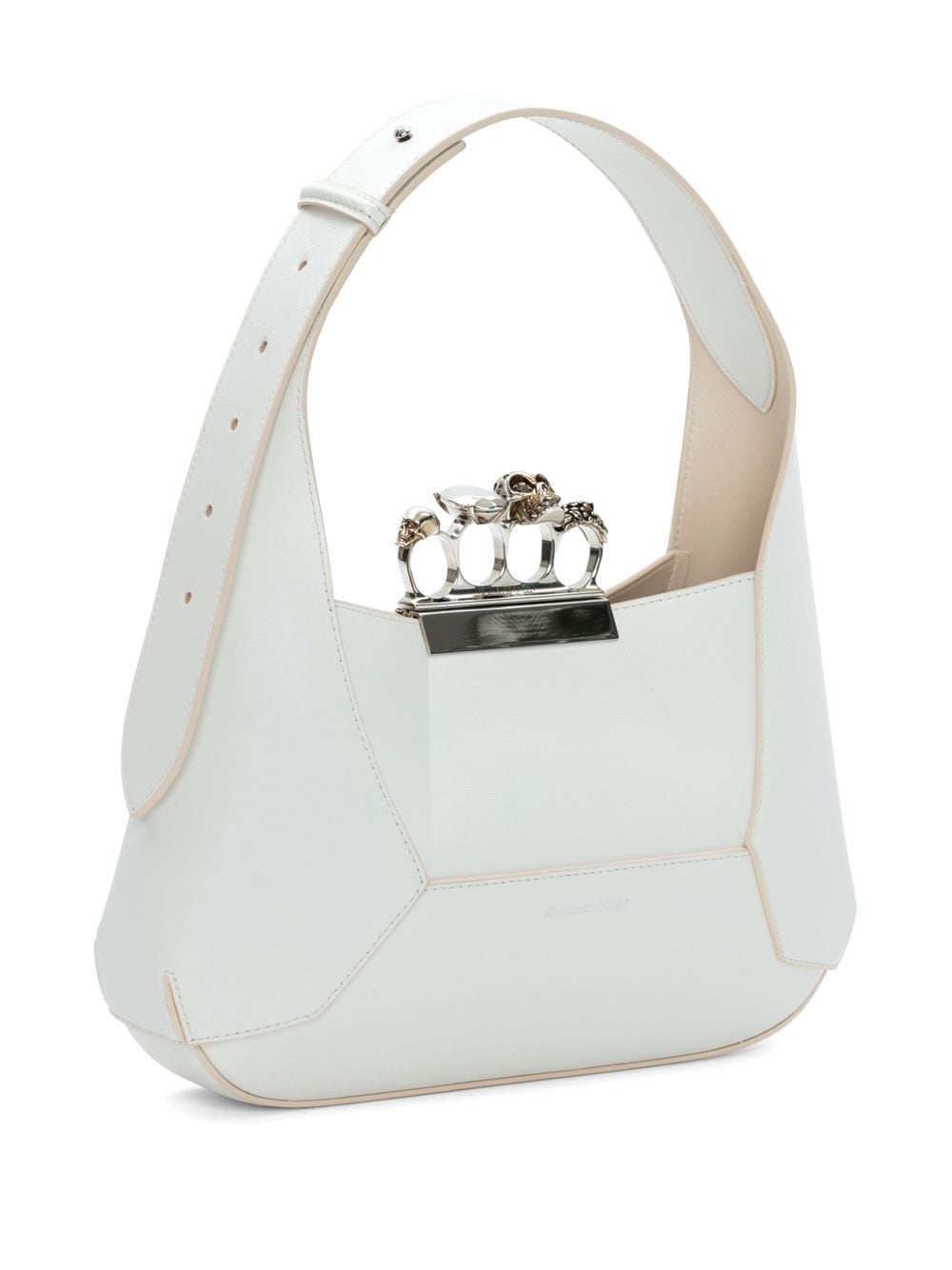 Alexander McQueen Jewelled Hobo leather tote bag