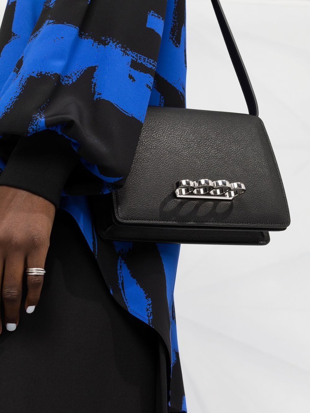 Alexander McQueen Four Ring shoulder bag