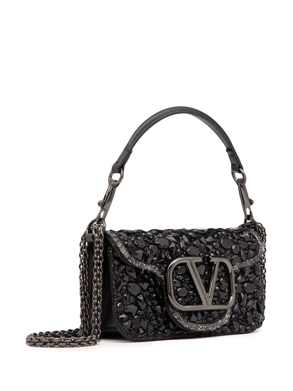 Valentino Garavani Locò embellished shoulder bag