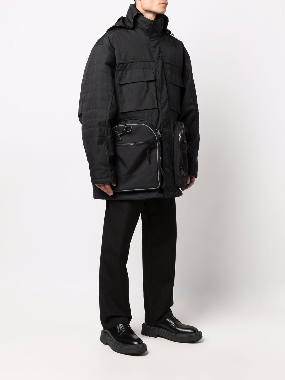 Ba*len*cia*ga transformer gym bag parka coat