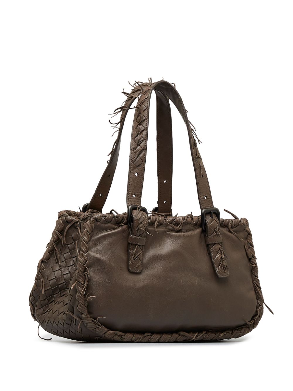 Bo*te*ga ve*ne*ta 2012-2022 intrecciato fringe tote bag