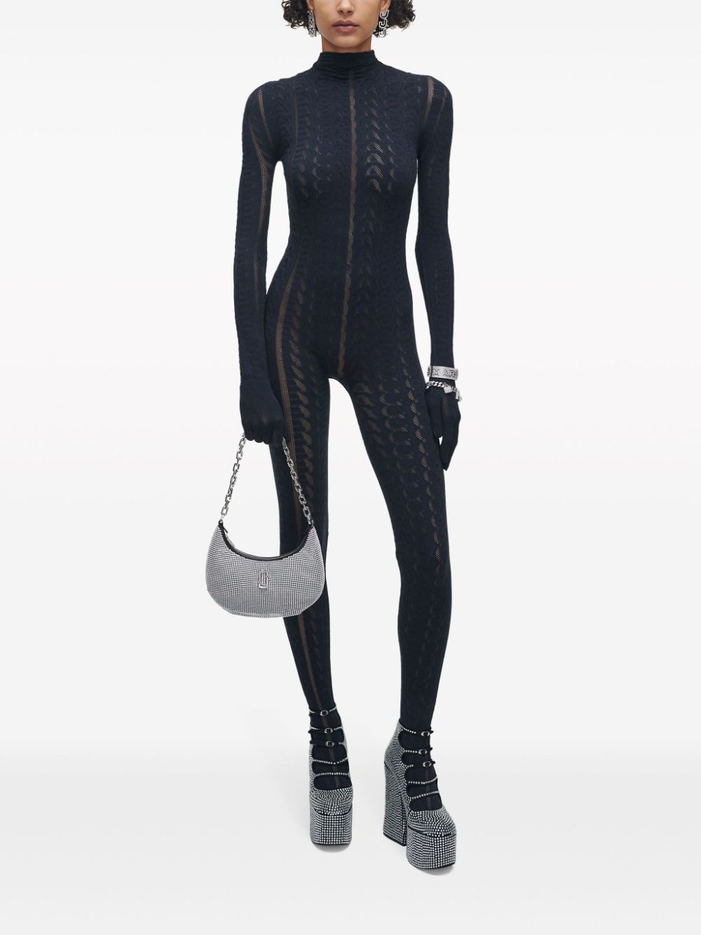 Marc Jacobs The Rhinestone Small Curve shoulder bag