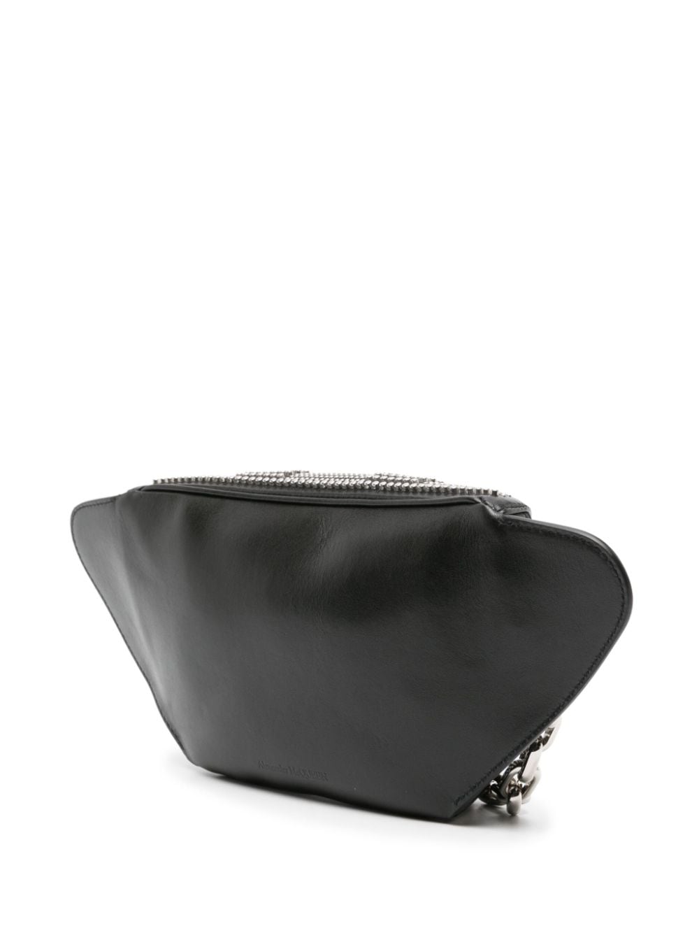 Alexander McQueen stud-embellished leather messenger bag