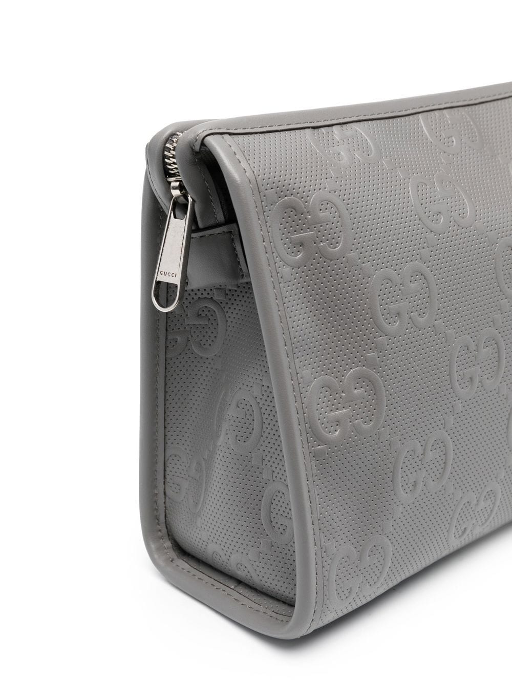 G*u*i gg monogram-embossed clutch bag