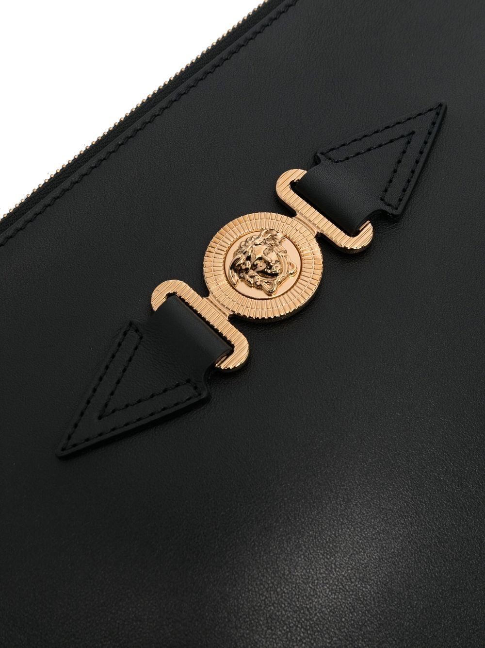 Versace Medusa-plaque detail clutch bag