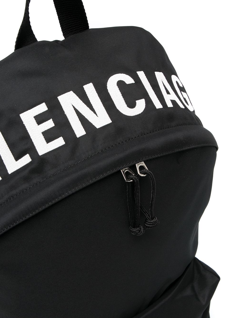 Ba*len*cia*ga wheel logo-print backpack