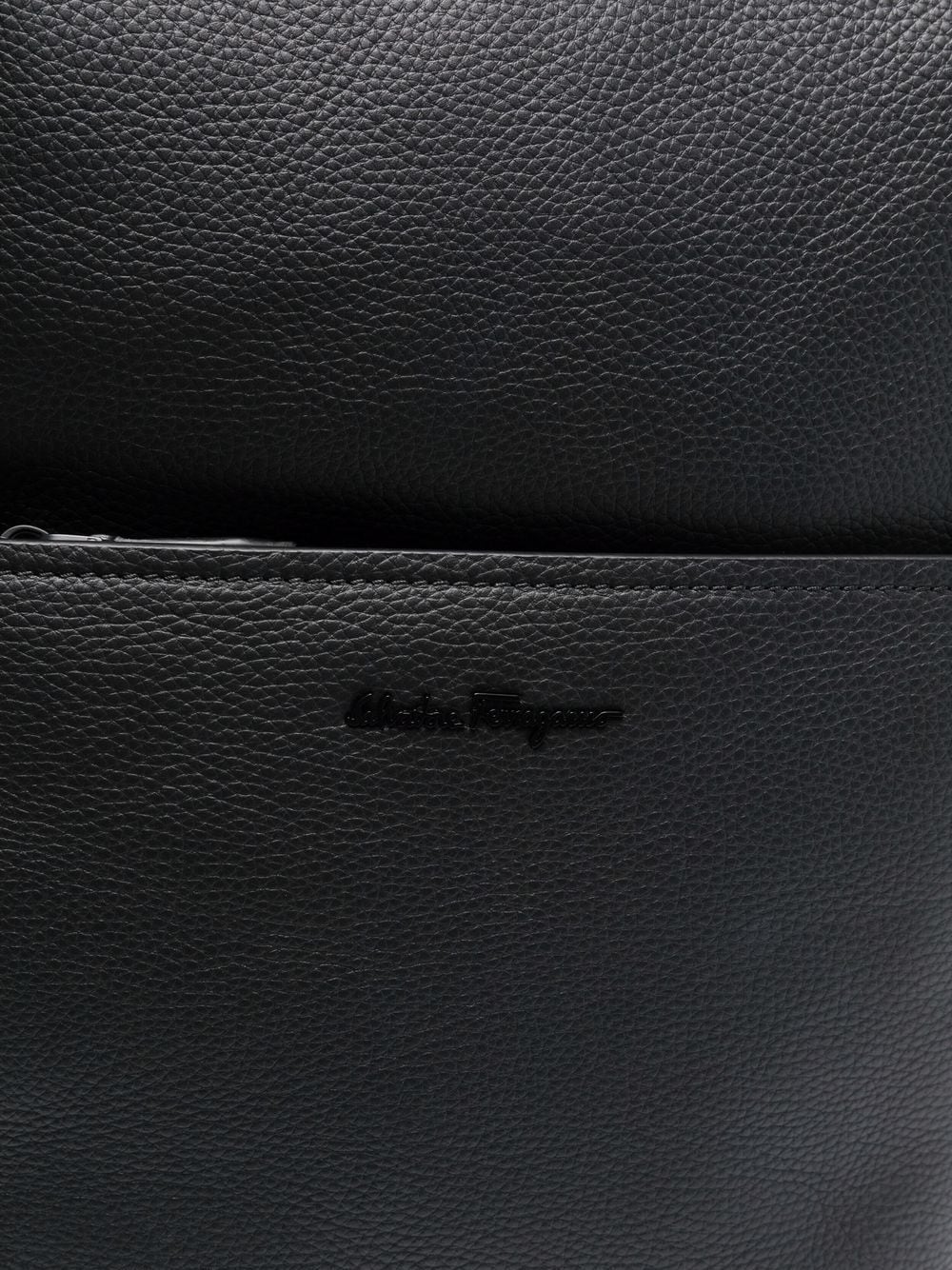 Ferragamo zip-up leather backpack