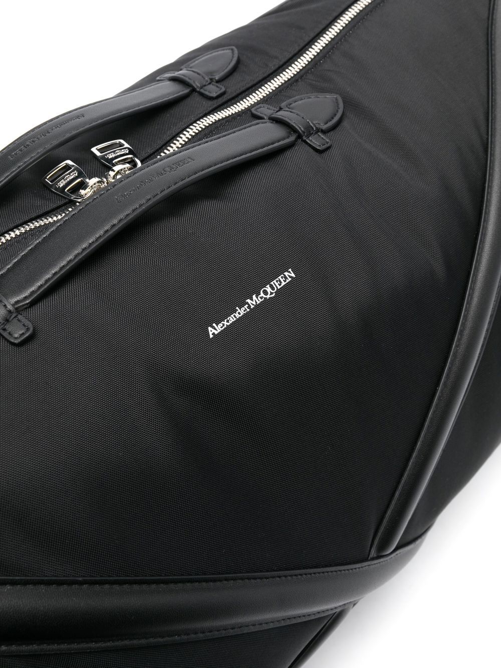 Alexander McQueen criss-cross strap detail holdall